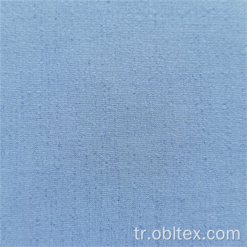 OBL22-C-061 Elbise için polyester taklit keten